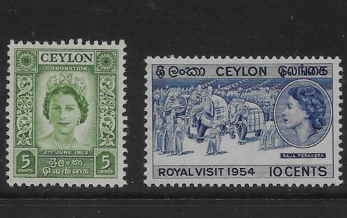 Ceylon 1953 coronation - ceylon,