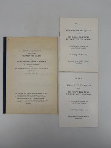 Vintage royal visit programme - visit,