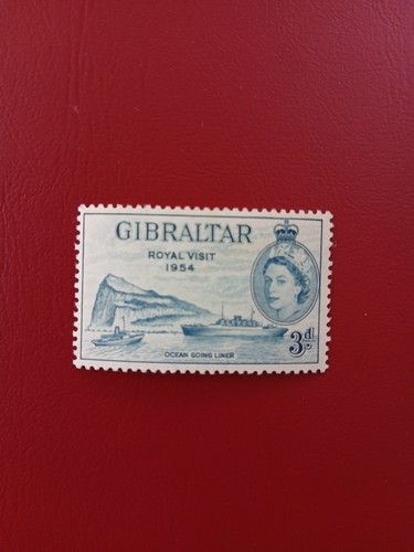 Gibraltar qe11 1954 - 1954, royal