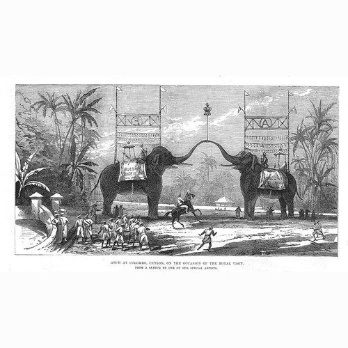Ceylon elephant arch - ceylon, at
