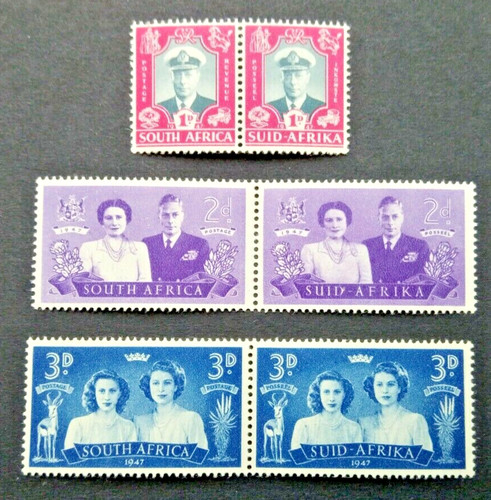 South africa 1947 - 1947, sg111-113