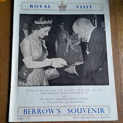 Berrow royal visit souvenir - royal,