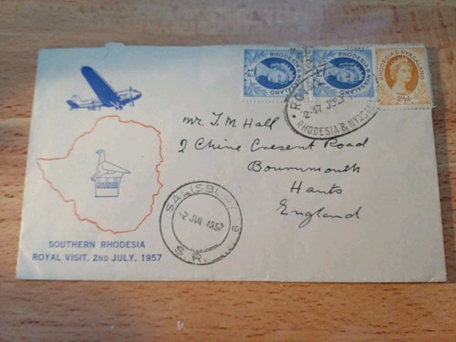 Southern rhodesia stamp cover - southern,