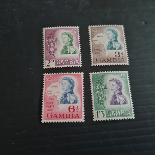 Gambia 1961 186 - 1961, 186-189
