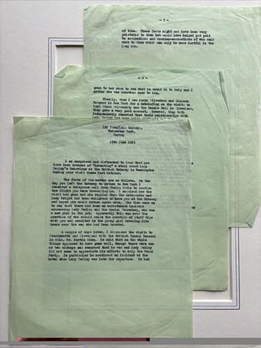 Royalty 1983 typed letter - royalty,