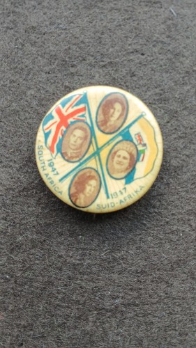 Royalty button badge 1947