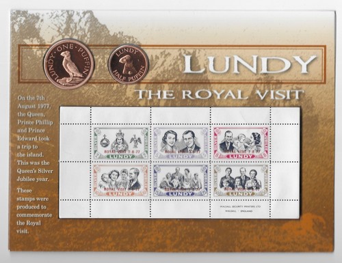 1977 lundy puffin half - &,