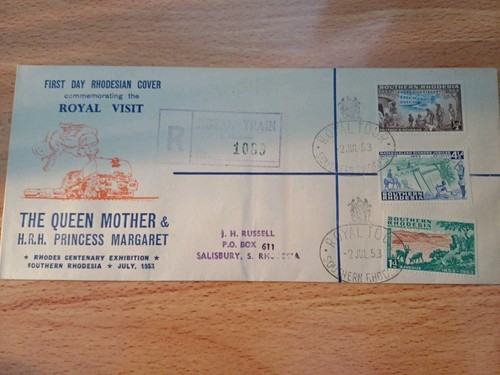 Southern rhodesia stamp cover - southern,