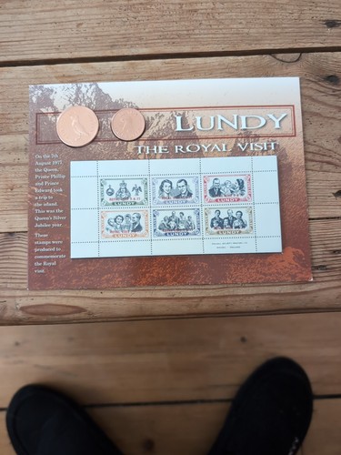 1977 lundy royal visit - visit, proof