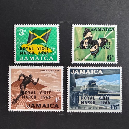 Jamaica 1966 qeii royal - jamaica, :