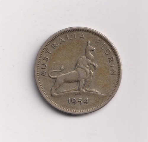 Australia florin 1954 - australia,
