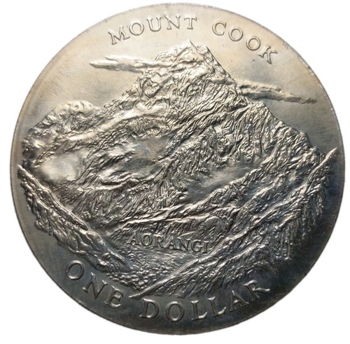 New zealand 1970 one dollar - new,