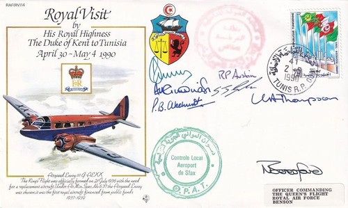 Royal visit rare - visit, signed