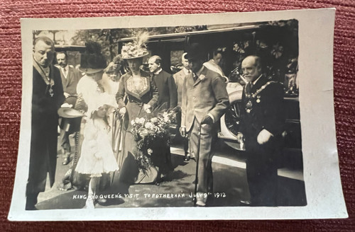 Antique postcard rotherham - postcard,