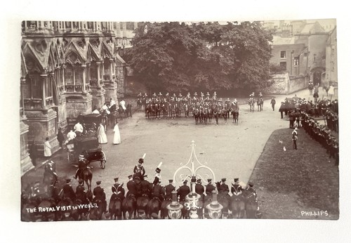 Postcard royal visit - rp, postcard: