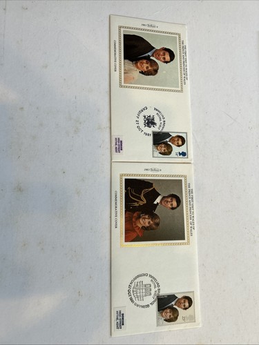Benham small silks fdcs 1981 - benham,